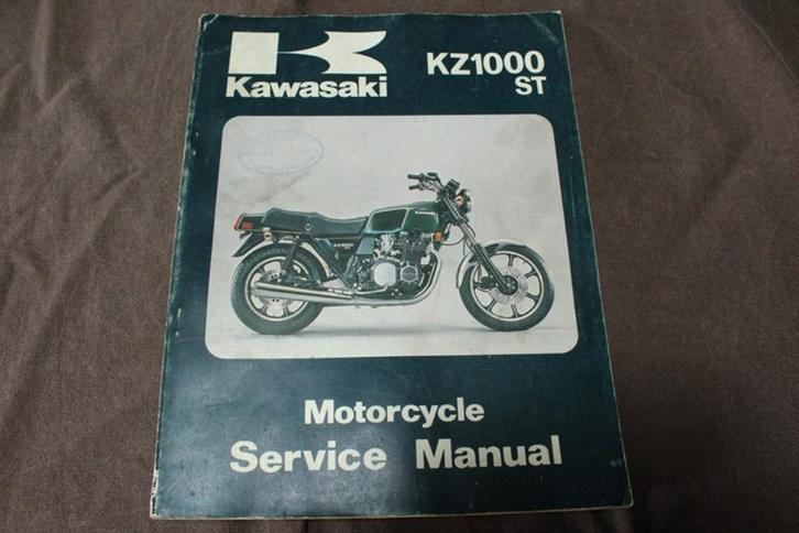 Kawasaki KZ1000 ST 1979 motorcycle service manual KZ 1000 ST, Motoren, Handleidingen en Instructieboekjes, Kawasaki, Ophalen of Verzenden