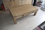 Salontafel - Massief hout - 130 x 75 cm, Ophalen, Gebruikt, 100 tot 150 cm, Eikenhout