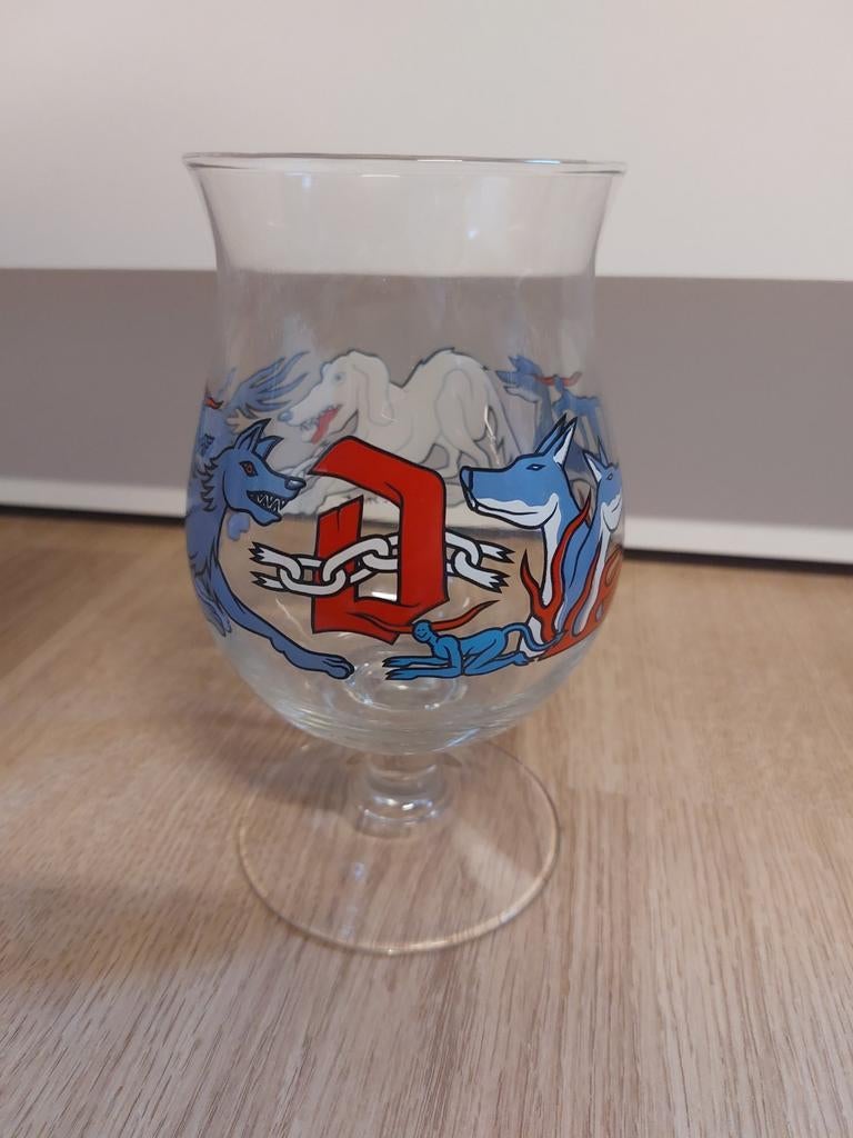 Duvel glas Iwan Smit, Ophalen of Verzenden