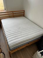 Ikea Tarva bed met matras en topper 160x200, Huis en Inrichting, Ophalen, Tweepersoons, Zo goed als nieuw, 200 cm