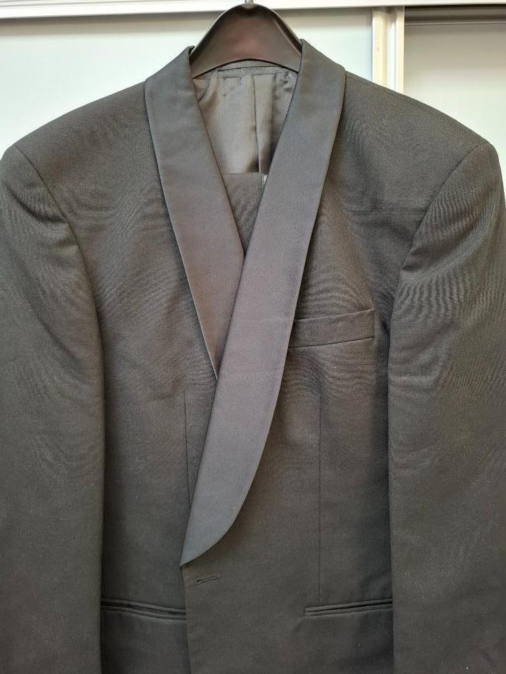 Smoking (tuxedo) - Brothers, zwart - maat 49 (98), Kleding | Heren, Kostuums en Colberts, Zo goed als nieuw, Maat 48/50 (M), Zwart