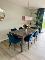 Eikenhouten eettafel 190*98, Huis en Inrichting, Ophalen, Gebruikt, 50 tot 100 cm, Vijf personen of meer