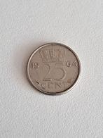 25 cent, Koningin Wilhelmina, Ophalen of Verzenden, 25 cent