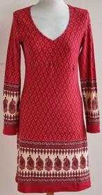 Boysen’s stretchy rood jurkje met print mt. 38, Maat 38/40 (M), Zo goed als nieuw, Rood, Boysen’s