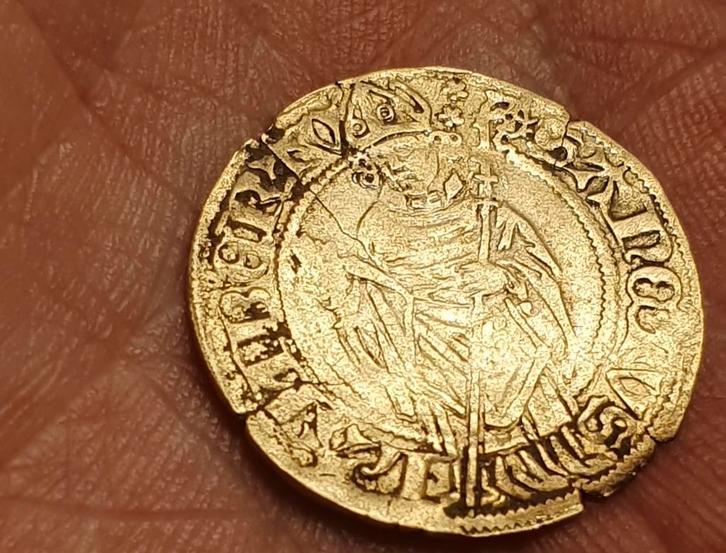 1484-1505 ZUID NEDERLANDEN Lambertusgoudgulden JAN VAN HORNE, Postzegels en Munten, Munten | Nederland, Overige waardes, Vóór koninkrijk