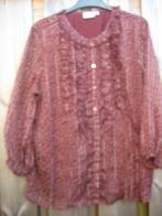 blouse donkerrood met iets goud, Verzenden, Maat 46/48 (XL) of groter, Zo goed als nieuw, Saint Tropez