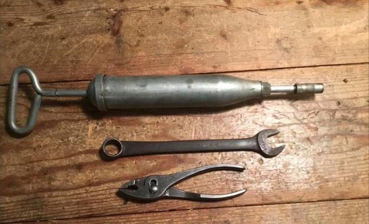 Vintage Truck Auto Motorfiets boordgereedschap., Antiek en Kunst, Antiek | Gereedschap en Instrumenten, Ophalen of Verzenden