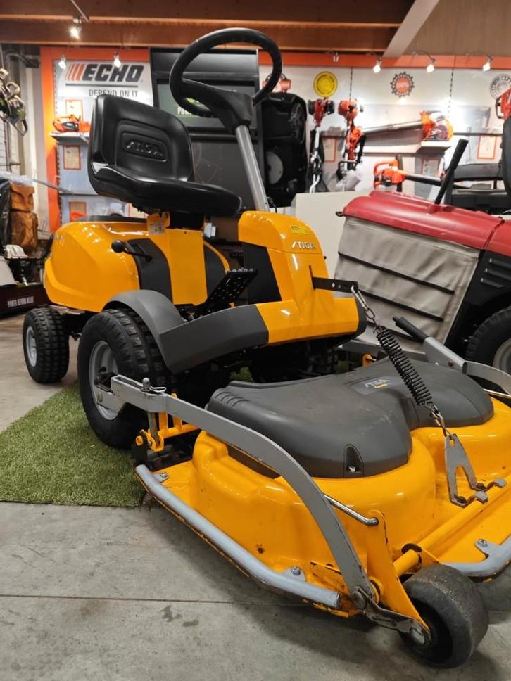 Stiga Villa HST 13, Tuin en Terras, Zitmaaiers, Gebruikt, Minder dan 90 cm, Elektrische starter, Mulchfunctie, Ophalen