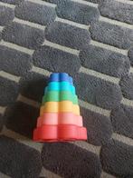 Zacht stapelspeelgoed voor baby's, siliconen, veelkleurig, Ophalen of Verzenden, Gebruikt, Overige typen
