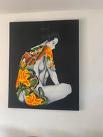 Modern canvas schilderij, Ophalen