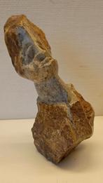 Serpentijn stenen sculptuur, gesigneerd, Ophalen of Verzenden