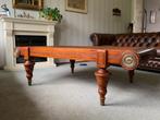 Brits koloniale salontafel / koffietafel met koperbeslag, Ophalen, Gebruikt, 100 tot 150 cm, 50 tot 100 cm
