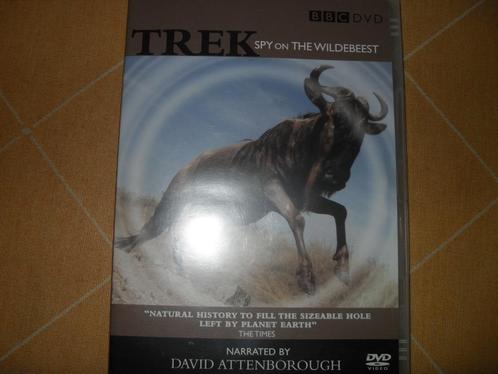 DVD TREK: WILDEBEEST-SPY ON THE WILDEBEEST., Cd's en Dvd's, Dvd's | Documentaire en Educatief, Zo goed als nieuw, Natuur, Alle leeftijden