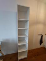 Witte smalle kast met vakken € 40, Huis en Inrichting, Kasten | Overige, Ophalen, Zo goed als nieuw