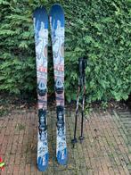 Twin Tip Kinderski's 131 cm + Stokken 90 cm, Overige merken, Gebruikt, 100 tot 140 cm, Ophalen of Verzenden