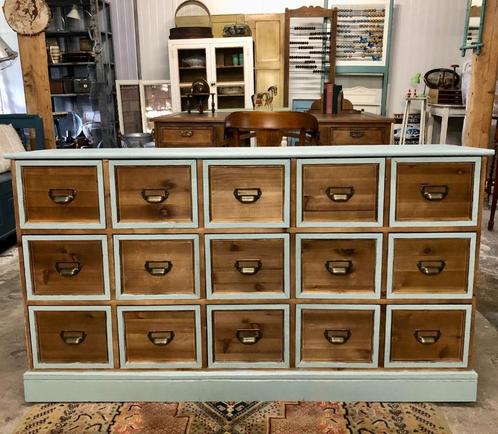 Apothekerskast, ladekast, Huis en Inrichting, Kasten | Ladekasten, Gebruikt, Minder dan 100 cm, 100 tot 150 cm, 25 tot 50 cm, Overige houtsoorten