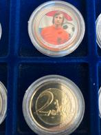 2 Euro Johan Cruijff Kleur Emaille, Ophalen of Verzenden, Overige landen, 2 euro, Losse munt