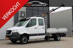 Mercedes-Benz Sprinter 514 2.2 CDI L3 DC Automaat | HIAB Kra, Automaat, Gebruikt, 2000 kg, Wit