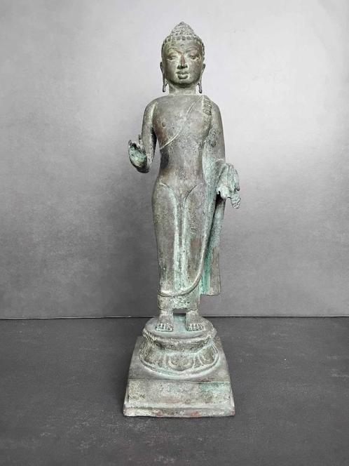 Bronzen beeld/Boeddha/Karana Mudra/Azië/37 cm, Huis en Inrichting, Woonaccessoires | Boeddhabeelden, Nieuw, Ophalen of Verzenden