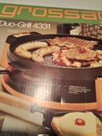 Duo grill 4331 met 4 x pannetjes compleet 10 euro, Ophalen of Verzenden, Zo goed als nieuw