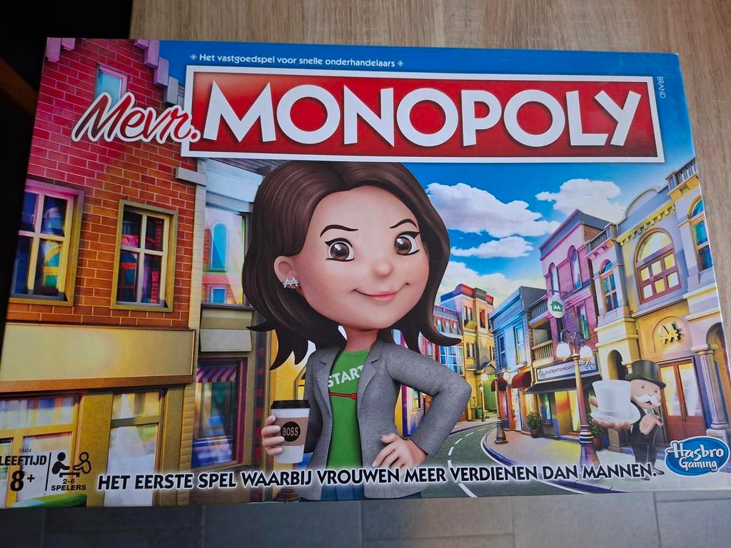 Mevr. Monopoly Bordspel, Hobby en Vrije tijd, Gezelschapsspellen | Bordspellen, Een of twee spelers, Ophalen of Verzenden, Nieuw