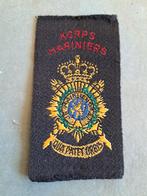 Korps Mariniers mouw embleem, Ophalen of Verzenden, Marine, Nederland, Embleem of Badge