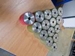 Stalen rollers met polyurethaan coating x15, Doe-het-zelf en Verbouw, Metalen, Gebruikt, IJzer, Ophalen