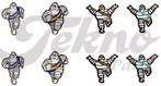 Michelin schildjes (stickers) voor op grille, Ophalen of Verzenden, Nieuw, Bus of Vrachtwagen, Tekno