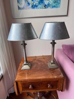 Klassieke Tafellampen Set, Ophalen, Gebruikt, Metaal, Minder dan 50 cm