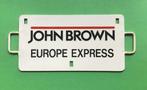 Koersbord John Brown Europe Express, Ophalen of Verzenden, Gebruikt, Trein, Overige typen