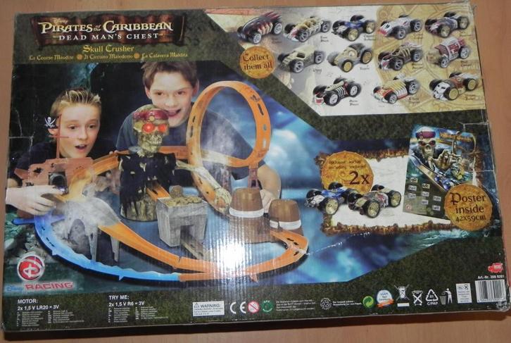 Pirates of the Caribbean, Dead Man's Chest, Kinderen en Baby's, Speelgoed | Racebanen, Zo goed als nieuw, Racebaan, Elektrisch