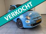 Fiat 500 C 1.2 Cabrio - Led - Airco - PDC - Prachtig Azzuro, Voorwielaandrijving, Gebruikt, 4 cilinders, Cabriolet