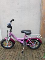 Roze kinderfiets 12 inch, Fietsen en Brommers, Fietsen | Kinderfietsjes, Ophalen, Gebruikt, Minder dan 16 inch, Zijwieltjes