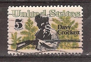 USA, Davy Crockett, 1967., Ophalen of Verzenden, Gestempeld, Noord-Amerika