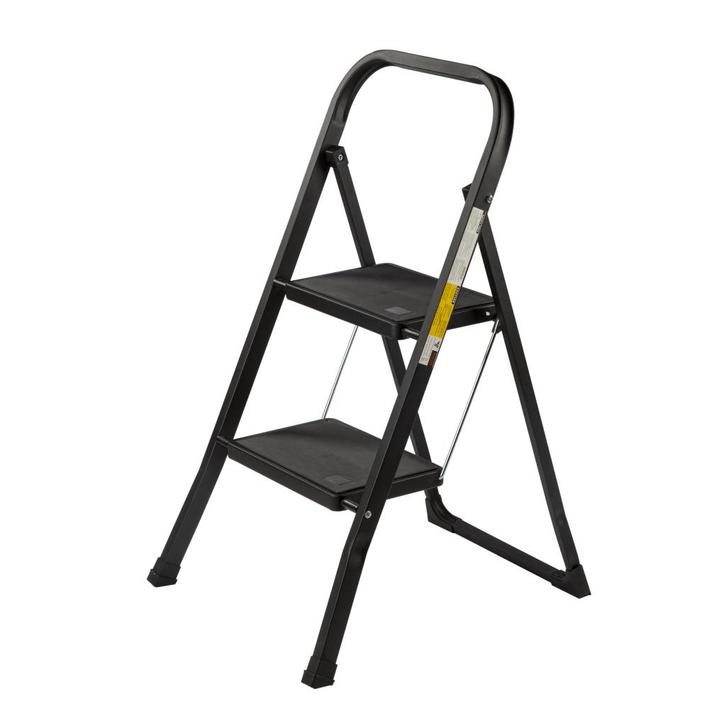 Kibani Keukentrapje 2 treden huishoudtrap keukentrap, Doe-het-zelf en Verbouw, Ladders en Trappen, Nieuw