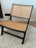 Kwantum fauteuil Timor rotan zwart naturel, Ophalen, Riet of Rotan, Zwart, Zo goed als nieuw