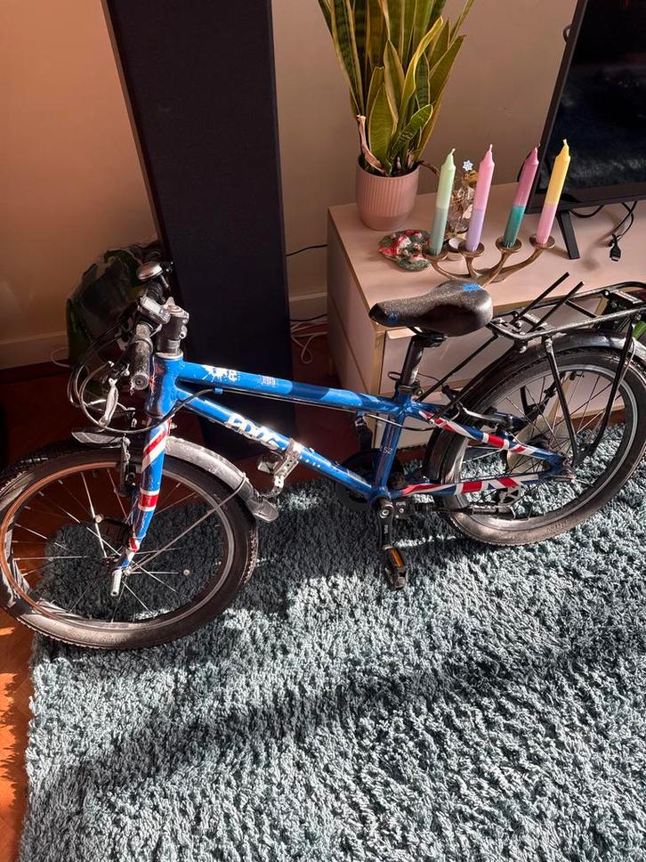 Frog kinderfiets - 20 inch, Fietsen en Brommers, Fietsen | Jongens, Gebruikt, 20 inch, Handrem, Ophalen