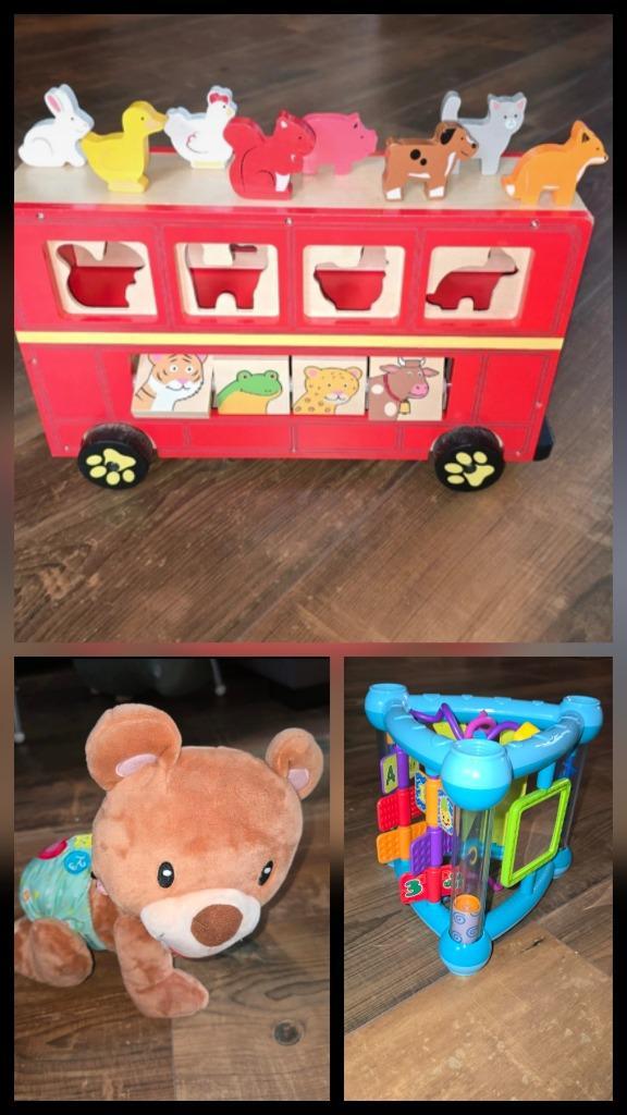 Speelgoed bundel, Kinderen en Baby's, Speelgoed | Babyspeelgoed, Zo goed als nieuw, Mobiel, Met geluid, Ophalen of Verzenden