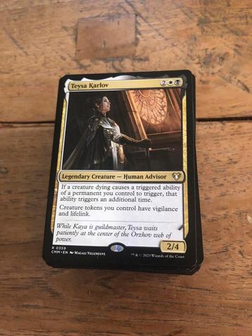 Mtg commander deck teysa beschikbaar voor biedingen