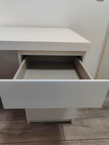 Ikea Malm Bureau wit 140×65 cm - afbeelding 4