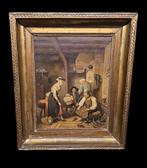 Schilderij Madou JB  1796-1877 Bij de schoenmaker, Antiek en Kunst, Kunst | Schilderijen | Klassiek, Ophalen of Verzenden
