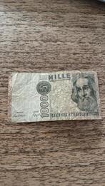 1000 lire italia, Ophalen of Verzenden, Italië, Los biljet
