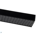 Ventilatieprofiel kunststof zwart 29x60mm 260cm, Ophalen, Nieuw, Zwart