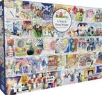 Gibsons - A Year in Great Britain - 1000 stukjes, Ophalen of Verzenden, 500 t/m 1500 stukjes, Nieuw, Legpuzzel