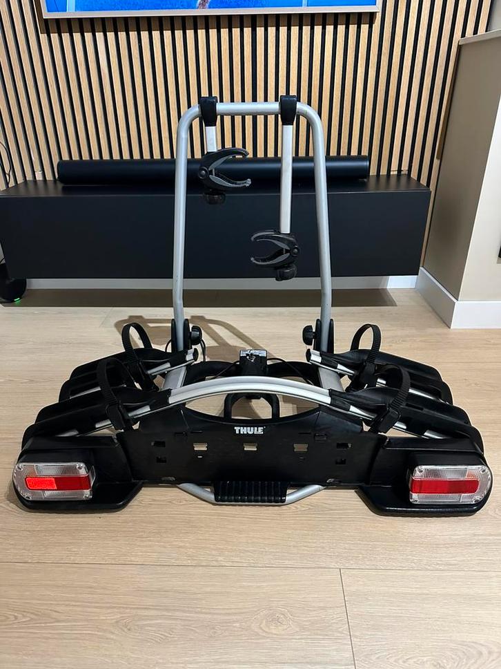 Thule EW 921 fietsendrager 46KG kantelbaar EuroWay, Auto diversen, Fietsendragers, Zo goed als nieuw, Trekhaakdrager, 2 fietsen