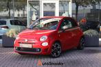 Fiat 500 Sport Turbo 80pk | Carplay | Cruise | Climate | Nav, Keurmerk '100% Onderhouden', Gebruikt, Met garantie (alle), Leder en Stof