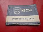 Adler MB 250 Nederlands instructie boekje, Motoren, Verzenden, Overige merken
