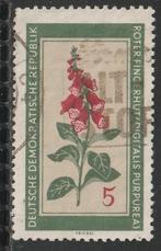 DDR 1960 757 Vingerhoedskruid, Gest, Ophalen of Verzenden, DDR, Gestempeld