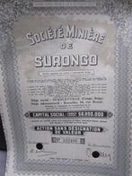 aandeel   diamantmijn CONGO 1958, Postzegels en Munten, Aandelen en Waardepapieren, 1950 tot 1970, Ophalen of Verzenden, Aandeel