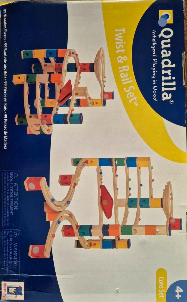 Knikkerbaan Quadrilla Twist & Rail set, Kinderen en Baby's, Speelgoed | Bouwstenen, Ophalen